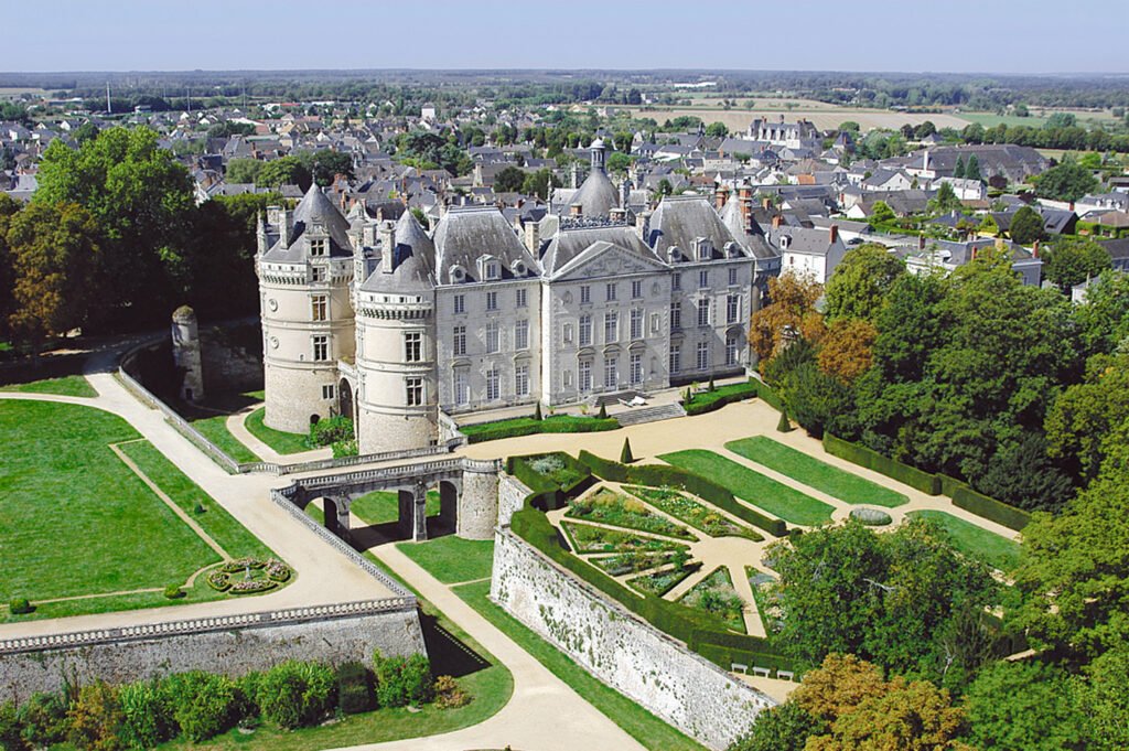 Jardins du Château du Lude - Vue aérienne