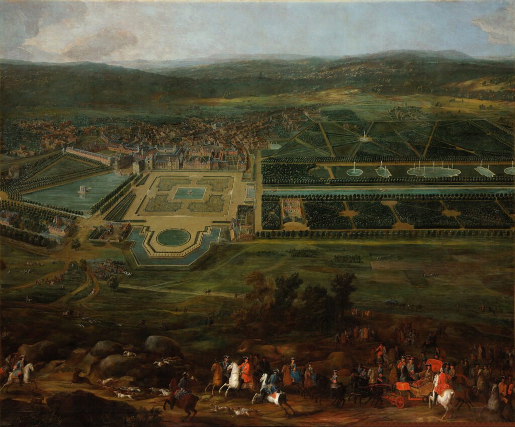 Pierre-Denis Martin, Vue du Château de Fontainebleau, 1718-1725 © Domaine Public