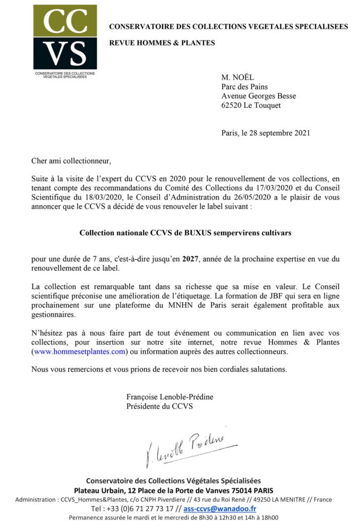 Label CCVS - renouvellement 2021-2027
