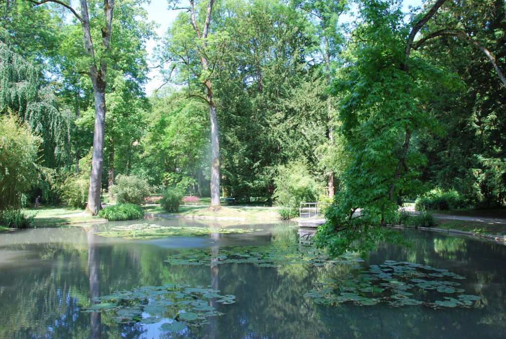 Pièce d'eau du parc © Agence d'attractivité Haute-Marne