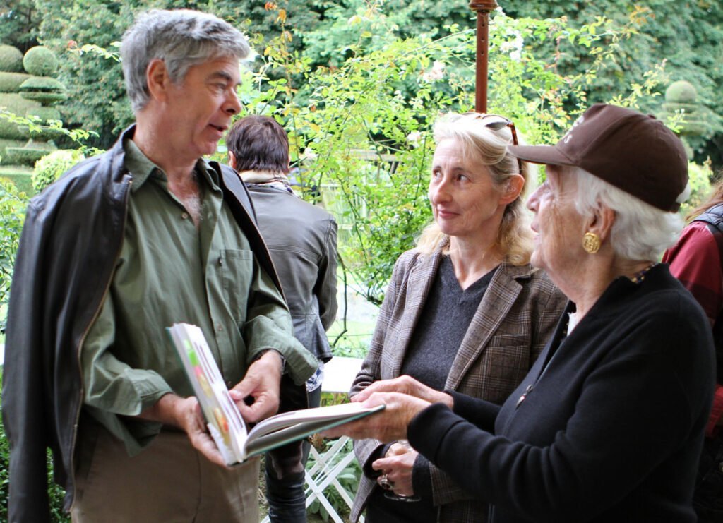 Lucien Jedwab et Bénédicte Boudassou en compagnie de Martine Higonnet