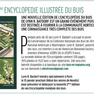 Présentation de la 2ème édition de l’Encyclopédie Mondiale des Buis de Lynn R. Batdorf
