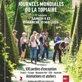 Les inscriptions aux Journées Mondiales de la Topiaire 2026 sont ouvertes!