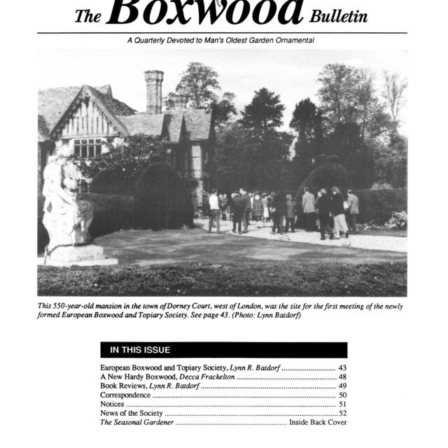 The Boxwood Bulletin vol36_num3 - January 1997