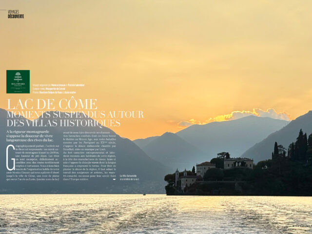 Lac de Côme, Moments suspendus autour des villas historiques