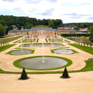Château et Domaine de Dampierre-en-Yvelines, Perspective orientation Nord
