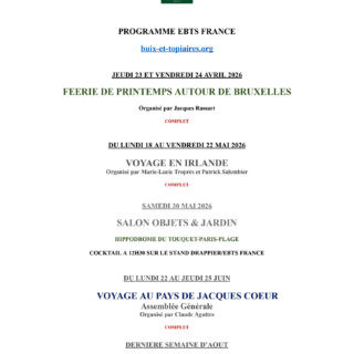 Programme EBTS France 2026