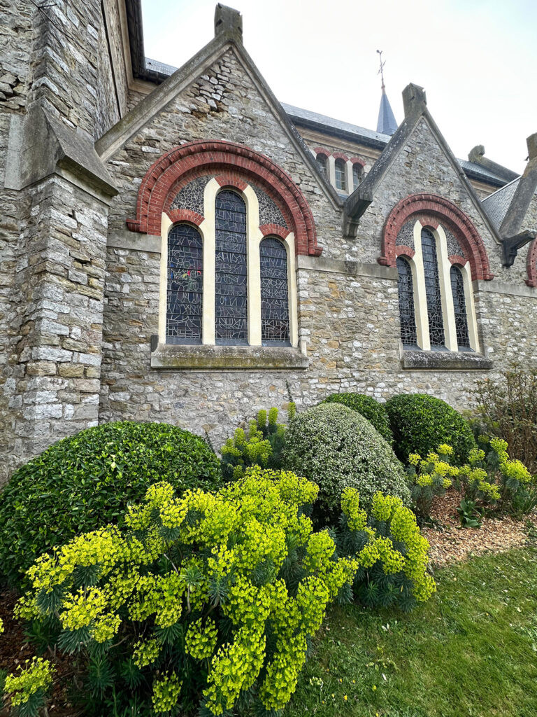 Parvis et jardin de l’église – Le Touquet-Paris-Plage