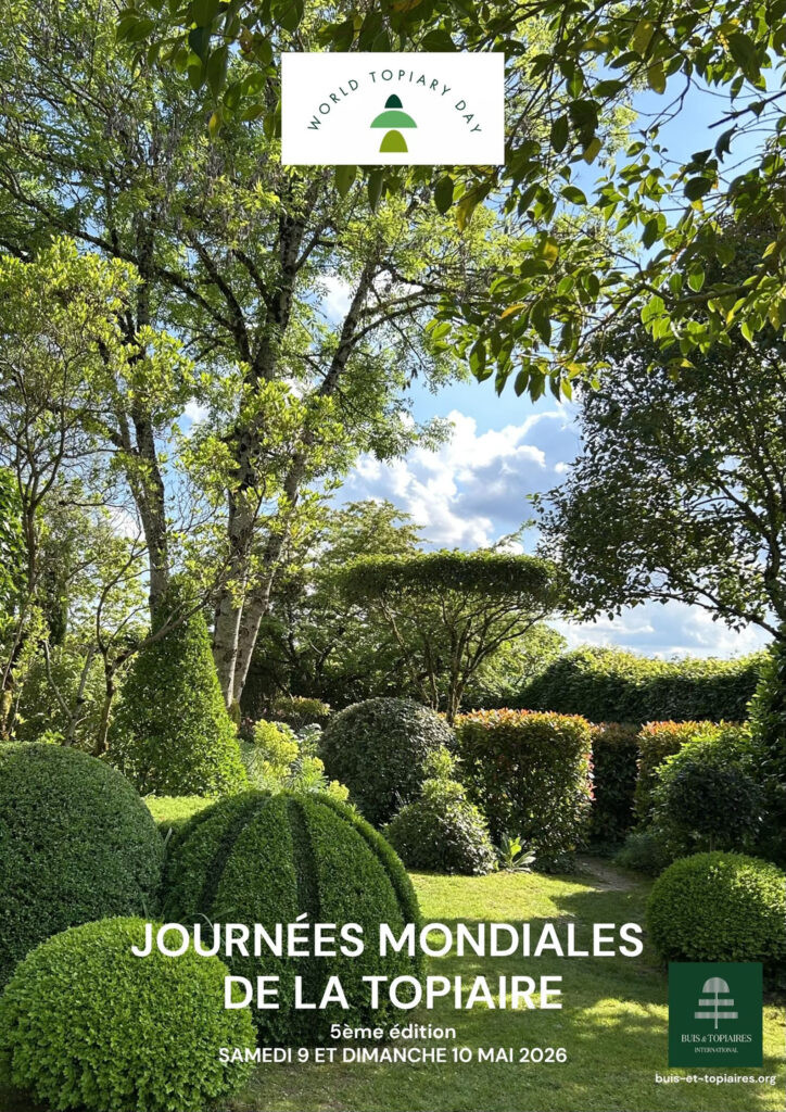 Le Jardin de La Mothe participe aux Journées Mondiales de la Topiaire